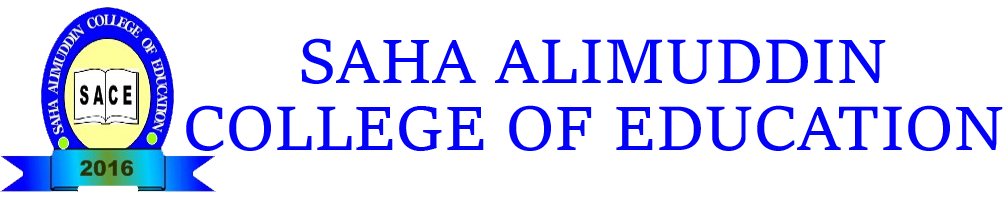 SAHA ALIMUDDIN COLLEGE OF EDUCATION (B. Ed &D. El. Ed)